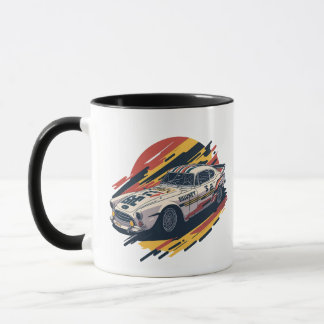 Mug Conception de voiture de course