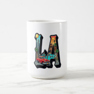 Mug Conception de voiture rétro gothique et squelettes