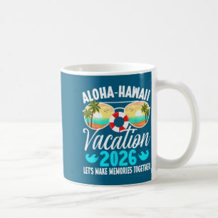 Mug Conception de voyage en famille Aloha Hawaï