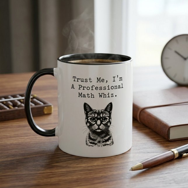 Mug Conception d'éducateur drôle de génie des maths pr (Créateur téléchargé)