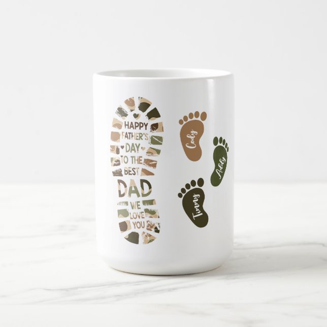 Mug Conception d'empreinte de camouflage pour la fête  (Centre)