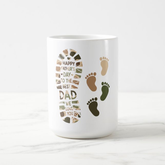 Mug Conception d'empreinte de camouflage pour la fête  (Centre)