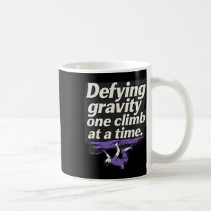 Mug Conception d'équipement d'escalade défiant la grav