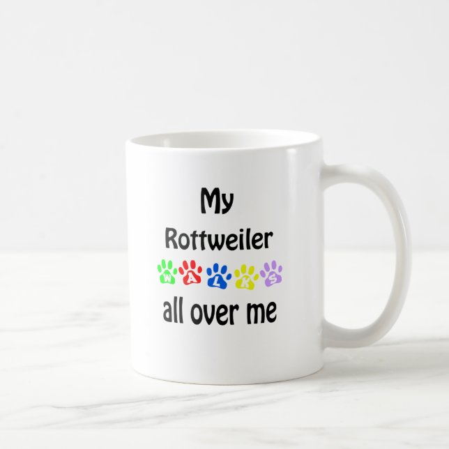 Mug Conception des marches Rottweiler (Droite)