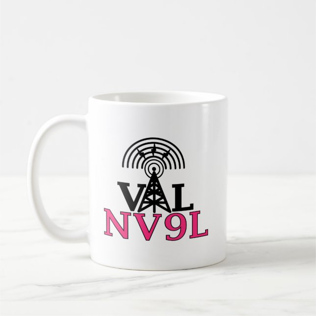Mug Conception des signaux d'appel personnalisés Ham R (Gauche)