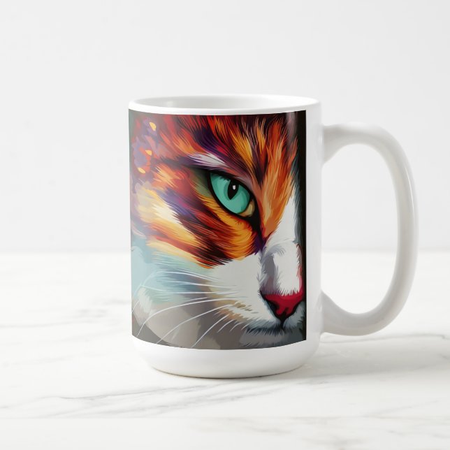 Mug Conception des yeux de chat (Droite)