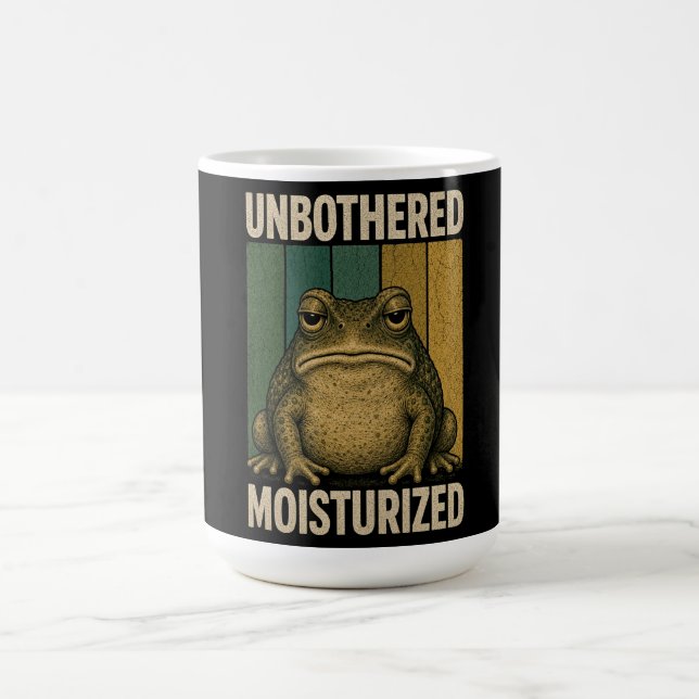 Mug Conception d'esthétique rétro de grenouille vintag (Centre)