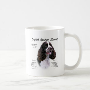 Mug Conception d'histoire d'épagneul de springer
