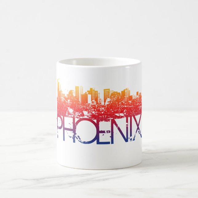 Mug Conception d'horizon de Phoenix (Centre)