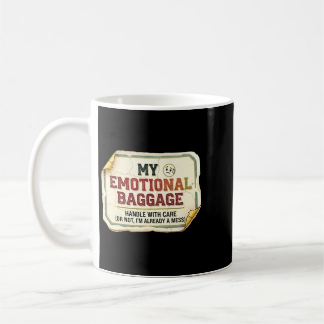 Mug Conception d'humour de parent émotionnel (Gauche)