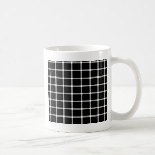 Mug Conception d'illusion optique de grille