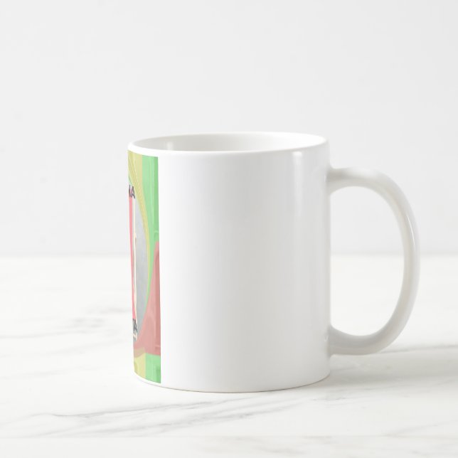 Mug Conception d'impression d'art vectoriel de lapin r (Droite)