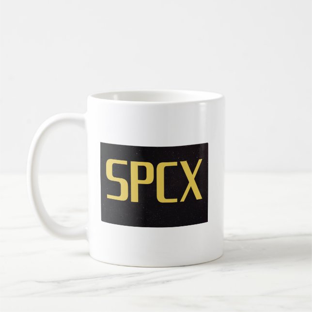 Mug Conception d'investisseur SPCX SpaceX IPO | Action (Gauche)