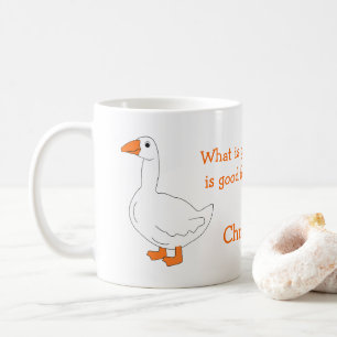 Mug Conception d'oie personnalisée