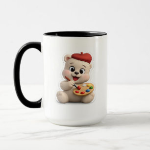 Mug Conception d'ours en peluche adorable et mignonne