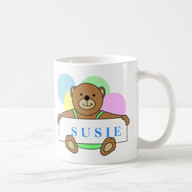 Mug Conception d'ours en peluche personnalisée (Droite)