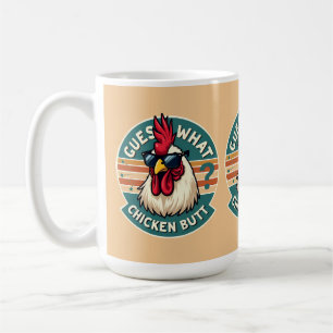 Mug Conception drôle de blague de poulet rétro