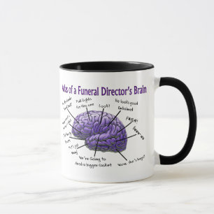 Mug Conception drôle de cerveau de directeur des
