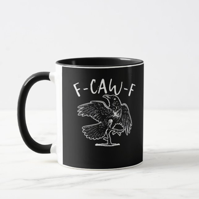 Mug Conception drôle F Caw F  (Gauche)