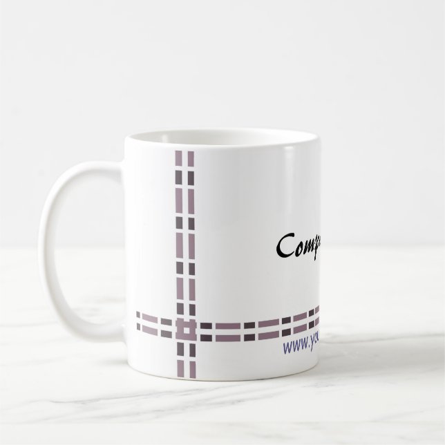 Mug Conception du bureau de liaison de raisin (Gauche)