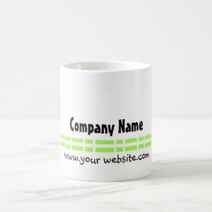 Mug Conception du bureau de liaison verte