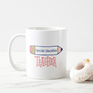 Mug Conception du crayon enseignant de l'éducation spé