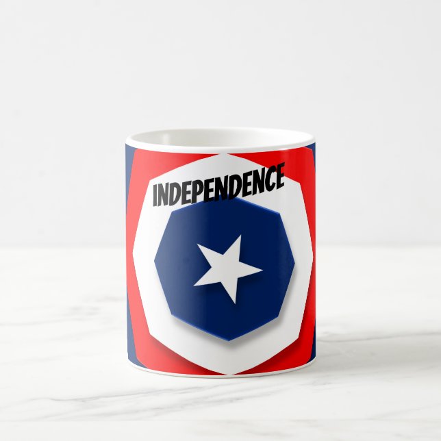 Mug Conception du drapeau américain (Centre)