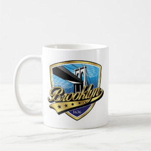 Mug Conception du logo Brooklyn Gold Swoosh