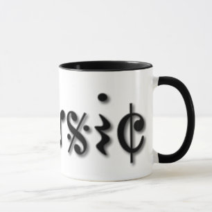 Mug Conception du texte de musique