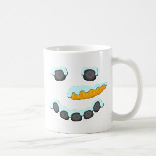Mug Conception du visage de neige