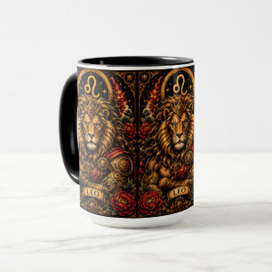 Mug Conception du zodiaque masculin céleste Lion