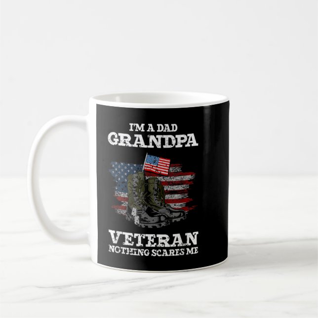 Mug Conception d'un vétéran de l'armée américaine, dra (Gauche)
