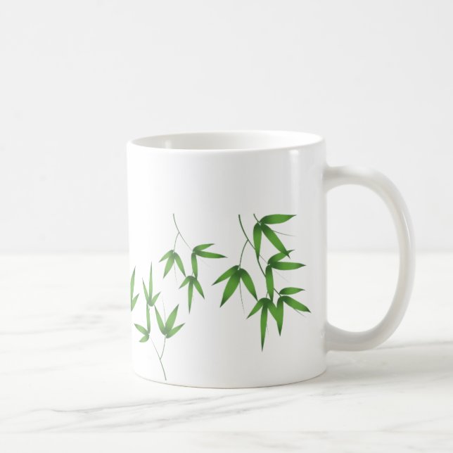 Mug conception en bambou de feuille (Droite)