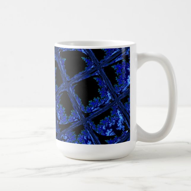 Mug Conception en bloc bleu et noir (Droite)