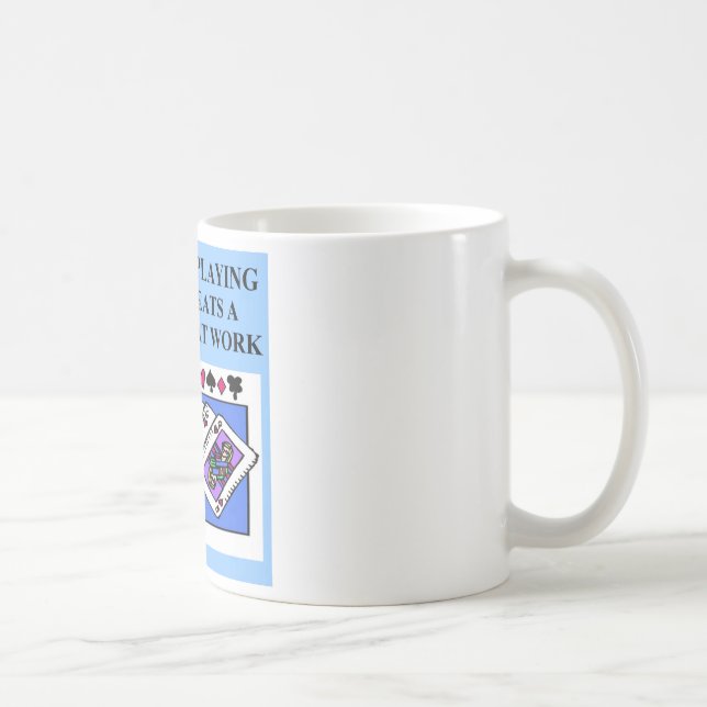 Mug conception en double de joueur de pont (Droite)