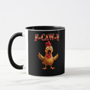 Mug Conception esthétique classique de poulet drôle F