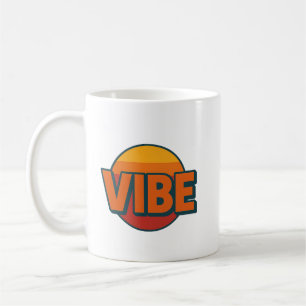 Mug Conception esthétique du coucher de soleil rétro