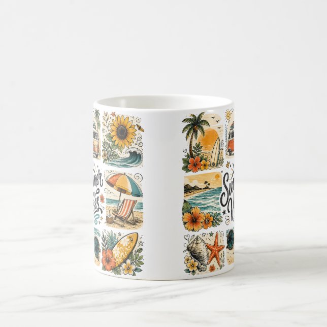 Mug Conception esthétique premium d'ambiance estivale (Centre)