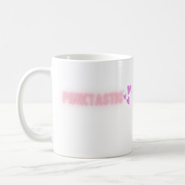 Mug Conception esthétique rose girly PINKTASTIK (Gauche)