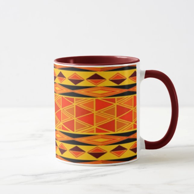 Mug Conception ethnique africaine de boue (Droite)