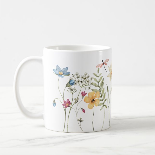 Mug Conception fleur sauvage (Gauche)
