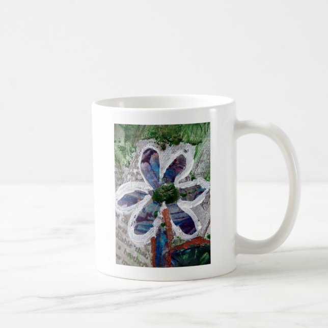 Mug Conception florale de rayonne fondue (Droite)