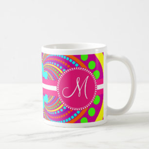 Mug Conception géniale de roses indien de motif de