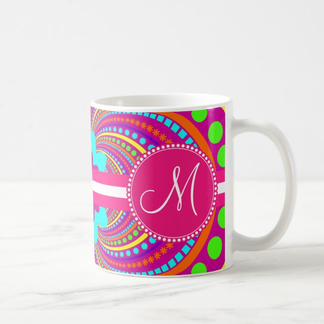 Mug Conception géniale de roses indien de motif de (Droite)