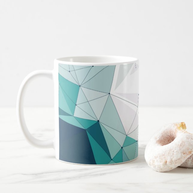 Mug Conception géométrique (Avec donut)