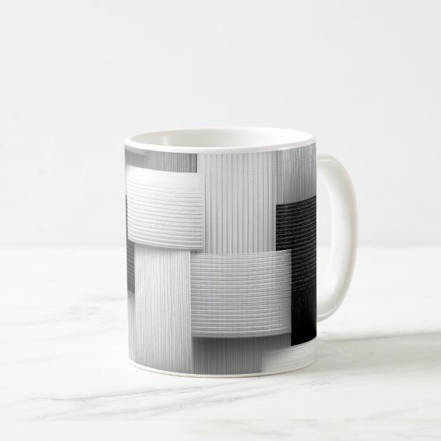 Mug Conception géométrique Abstraite (Devant droit)