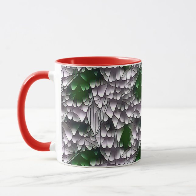Mug Conception géométrique Abstraite du motif 41 -Café (Gauche)