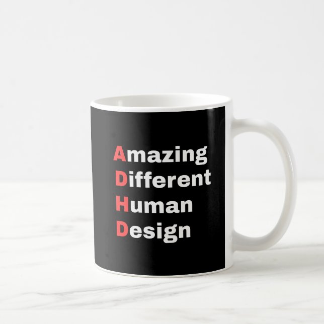 Mug Conception Humaine Différente Étonnante - Fierté T (Droite)