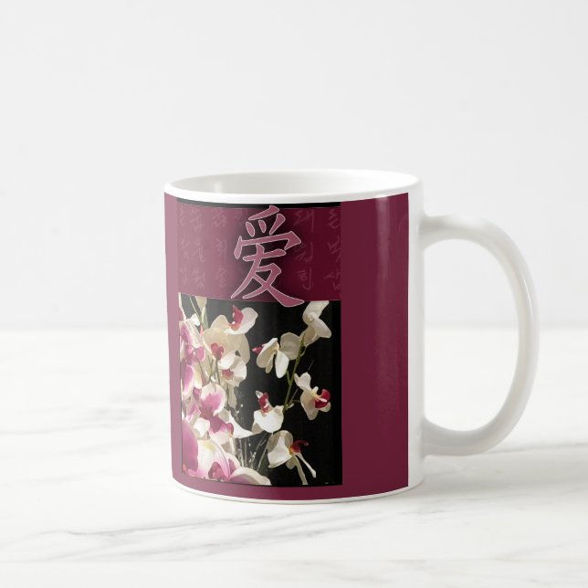 Mug Conception inspirée asiatique d'amour (Droite)