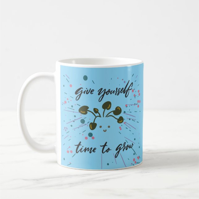 Mug Conception inspirée de l'état d'esprit de croissan (Gauche)
